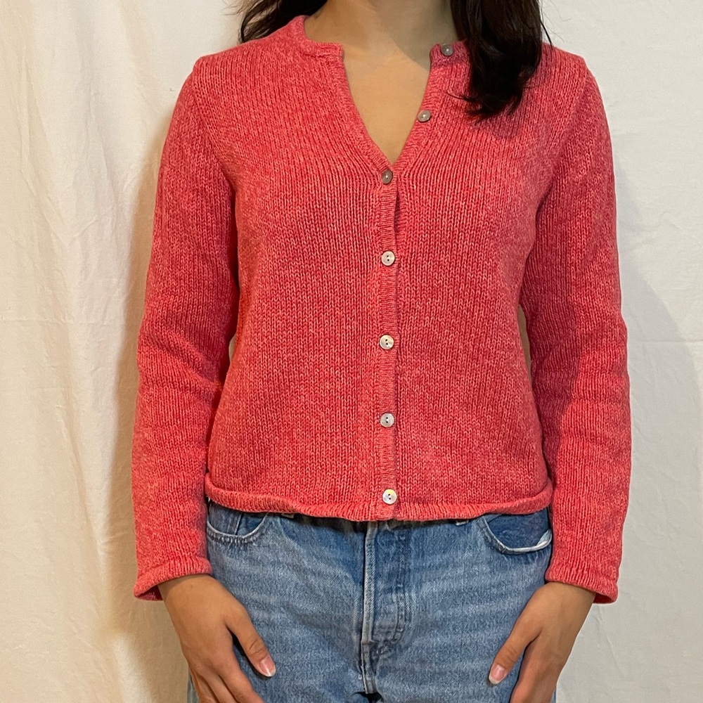 LL Bean Heavy Knit Cardigan
